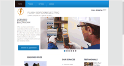 Desktop Screenshot of flashgordonelectric.com